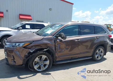 2019 Toyota Highlander Limited from USA, damaged, VIN 5TDYZRFHXKS355106